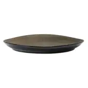 Oneida L6753059151 Rustic Chestnut 10.5" Two-Tone Porcelain Plate - 1 Doz