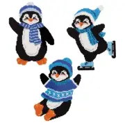 Herrschners® Penguin Trio Wall Hangings Plastic Canvas Kit