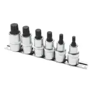 Ampro 1/2" Drive 55mm Spline Bit Socket Set 6 Piece T33237