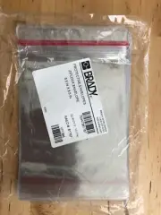 Pack of 10 BRADY 81767 Zip Lock Envelope 8-1/2 x 5-1/2" Clea