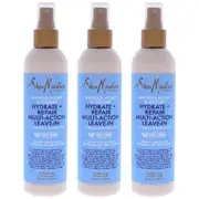 Shea Moisture Manuka Honey and Yogurt Hydrate Plus Repair Multi-Action Leave-In by Shea Moisture for Unisex - 8 oz Treatment - Pack of 3