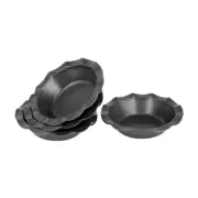 4x Mini Fluted Pie Dish 13x3cm Bakemaster Tarts Pies Cakes Bake