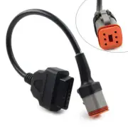 6Pin to OBD2 Diagnostic Tool Code Reader Adapter Cable For Harley Davidson