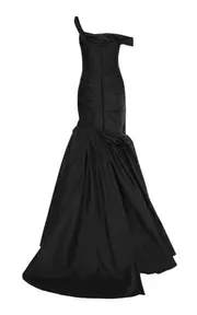 [Marmar Halim] Asymmetric Draped Mermaid Cut Gown