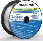 Flux Core MIG Wire E71T-GS .030 2-LB Mild Steel Gasless Welding Wire 1-Pack