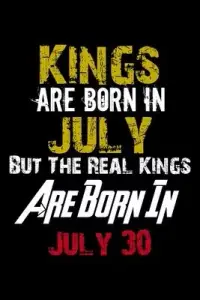 在飛比找博客來優惠-Kings Are Born In July Real Ki