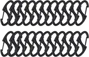 [SWATOM] Mini Dual Wire Gate S Carabiner Clip Small Snap Hook