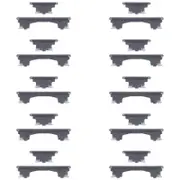 For Samsung Galaxy A36 SM-A366B 10pcs Power Button and Volume Control Button (Black)