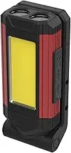 Oimzzr COB Work Light Folding/hooking COB Work Light Repair Light Multi-Function USB Charging Inspection Light Red Folding Money