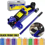 Hydraulic Trolley Steel Jack Flat Lifting Height Wheels Car Lifter Axle Stand