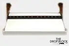 Drop Block Under Cabinet Knife Storage Rack - Small, White