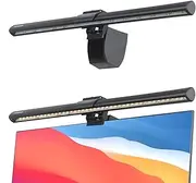 Computer Monitor Light Bar, LED Screen Light Bar for Workspace, Dimmable Monitor Lamp, Button Control Monitor Lamp for Desk/Office/Home/Game, for Eye Caring
