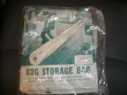 NEW NOS Vintage Triangle Mfg Co Rug Storage Bag #KRN-9 fits 9"x15" Rug (SU53)