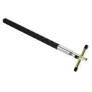 Silicone Retractable Billiard Pool Cue Stick Bridge with Cross Bridge Head Gold