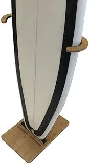 Bamboo Surfboard Stand | Premium Standing Rack to Display Your Board