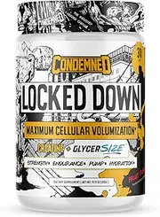Condemned Labz, Locked Down, Cell Volumizing and Hydration Supplement - 312 Grams (Fruit Punch)