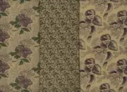 2 3/4 yds Moda Vintage Civil War Reproduction Sharon Newman 3 Companions Plum