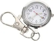 [WRITWAA] Keychain Large Dial School Watch Clip on Watch Digital Watch Hanging Watch Watch Lapel Pin Watch Electronic Watch for Boys Phone Watch for Fob Watch Alloy