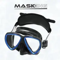 在飛比找Yahoo!奇摩拍賣優惠-台灣潛水---MASKKING 水鏡王 MK-42 雙面鏡