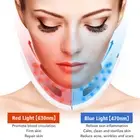 V Face Machine Microcurrent Red Blue Led Lifting Vibration Massaging V Face FAD