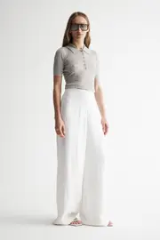 Kona Knit Top Light Grey Size 14 | Elka Collective