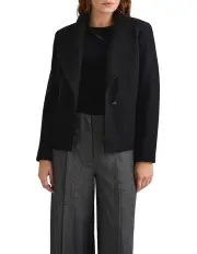 [David Lawrence] Katrina Felted Wool Jacket in Black