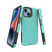 iPhone 15 Rugged Shockproof Case Cover - Best Quality, Flexible & Strong, Lightweight, Heavy-Duty Protection, Durable - Mint
