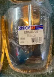 Sea-Dog Stainless Clam Shell Vent Large #331350 new