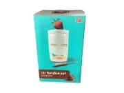 New DCI Tiki Fondue Set with 2 Fondue Forks NIB