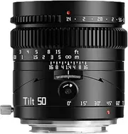 TTARTISAN 50mm F1.4 Full Frame Tilt Manual Lens, Large Aperture Tilt Lens for Mirrorless for Nikon Z APS-C ZFC Z50 Z30 Full Frame Z6 27 Z50 Z5 Z611 Z7II Z9, Nikon Z Mount