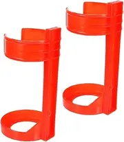 Mobestech Fire Extinguisher Mount Kit Pcs Fire Extinguisher Wall Bracket Mounting Holder for Office School Safety