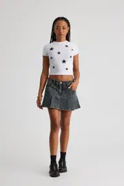 [Factorie] Factorie - Pleat Denim Skirt - Workshop blue 12 WORKSHOP BLUE