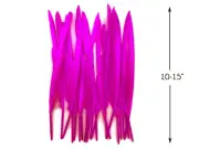 10 Pieces Hot Pink Goose Pointers Long Primaries Wing Feathers Costume Halloween