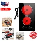 Advanced 2 Burner Electric Stove - Sensor Touch, Timer & Safety Features