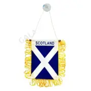 St Andrews Flag Mini Banner / Double Sided Mini Scotland Car Window Flag