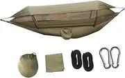 kokiya Camping Hammock Swing Hammock Bed Outdoor Hammock Portable Hammock for Outdoor Garden, Green