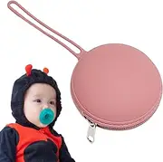 Silicone Bags for Travel - Portable Silicone Storage Pouch for Travel - Small Storage Purse with Zipper and Rope for Jewelry Keys