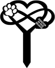 Memorial Pet Grave Markers Pet Memorial Stake Dog Claw Sympathy Grave Plaque Stake Dog Cemetery Garden Stake Memorial Grave Stake Waterproof Garden Grave Decor for Pets Outdoors Yard Remembrance