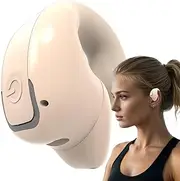 Open Ear Wireless Earbuds,Bone Conduction Headphones Clip | Waterproof Wireless Earphones Touch Control Earbuds for Outdoor Running Working Out
