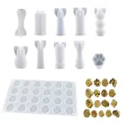 Wax Stamp Handle Silicone Mold Wax Sealing Handle Mold Crystal Stick Epoxy Mold