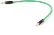 ROBAUN Dual 3.5mm Stereo Male Jack Cable Professional Audio Cable Microphone Speaker Sound Consoles Amplifier 0.3-30M(Green,30M)