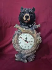 DWK Black Bear Clock New With Tags Old Stock