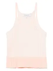 [Maison Kitsuné] Maison Kitsuné-Canotta A Coste Con Applicazione Baby Fox-Donna XS