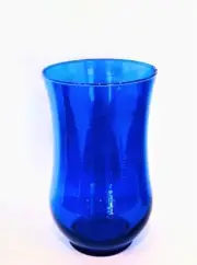 Libbey Glass Angela Cobalt Blue 9" Vase