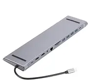 PC Docking Station - Laptop Dock USB C Dock | High Speed USB Expansion Hub, Computer Dock PC USB Extender, USB Splitter for Computer Laptop Phone