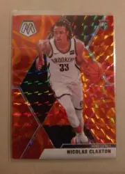 2019-20 Nicolas Claxton Mosaic Reactive Orange Rookie