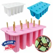 10 cells Mould silicone Molds Icy Pole Jelly Maker Ice Cream large Pop Popsicle