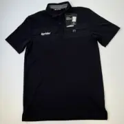 Travis Mathew Polo Men Medium Golf Shirt Byrider Spell Out Work Party Core Ne