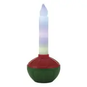 24" LED Bubble Light Plastic Christmas Candle Blow Mold Outdoor Holiday Decor