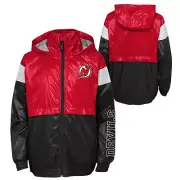 Outerstuff NHL Youth New Jersey Devils Goal Line Stance Windbreak Jacket